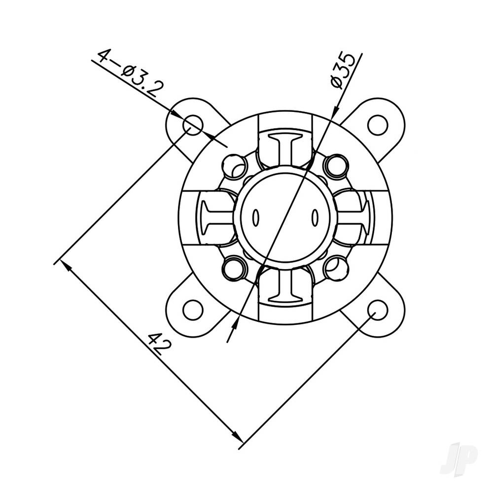 Radient Brushless Motor 3548 790KV (2-4S)-4