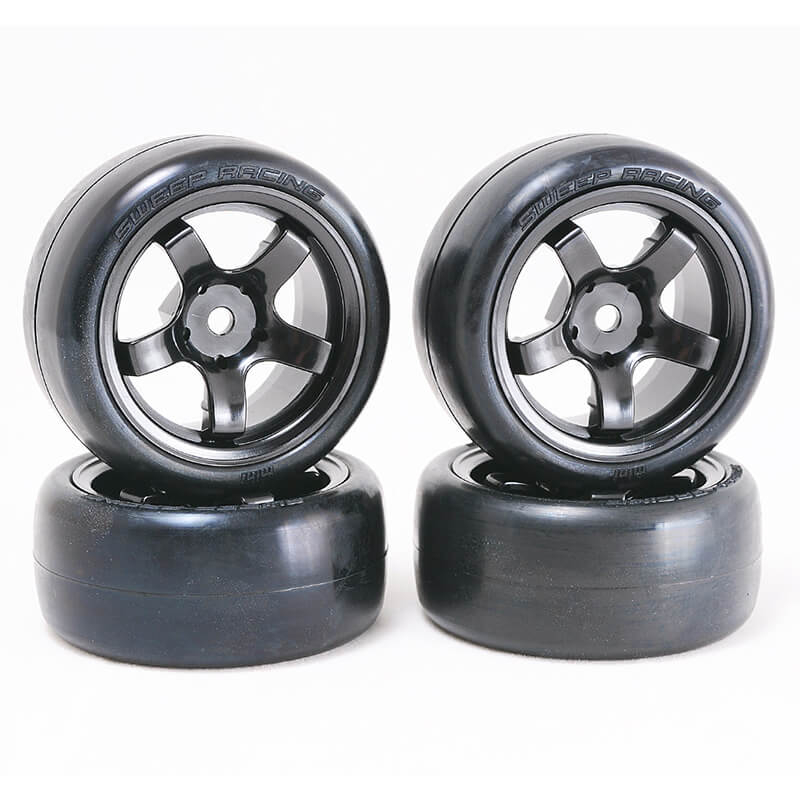 Sweep D-high End Compound Mini Tyres Pre-glued 24deg 4pcs