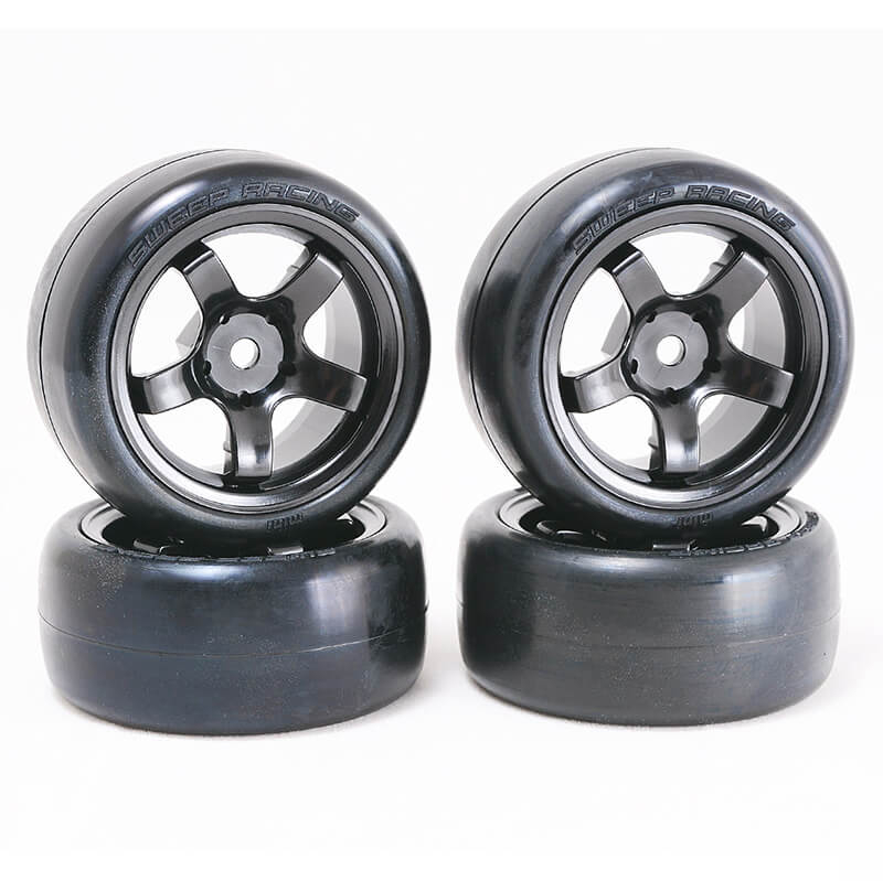 Sweep D-high End Compound Mini Tyres Pre-glued 36deg 4pcs