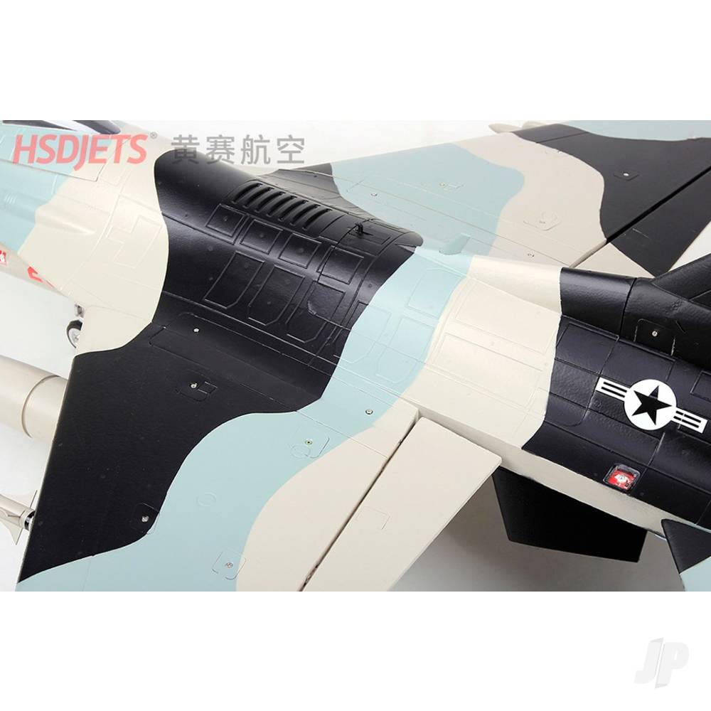 F-16 6kg Turbine Foam Jet, Alaska Snow Camo (PNP, no turbine)-4