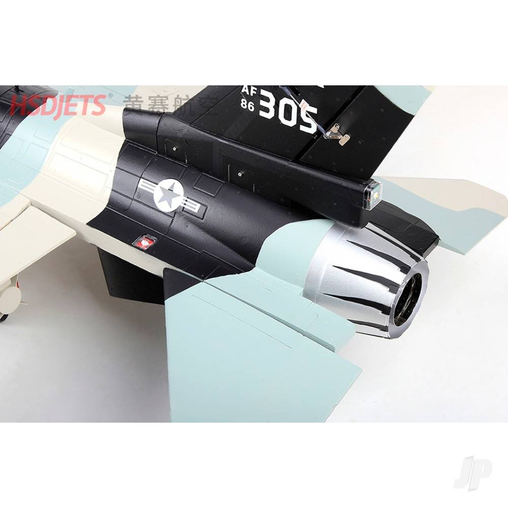F-16 6kg Turbine Foam Jet, Alaska Snow Camo (PNP, no turbine)-5