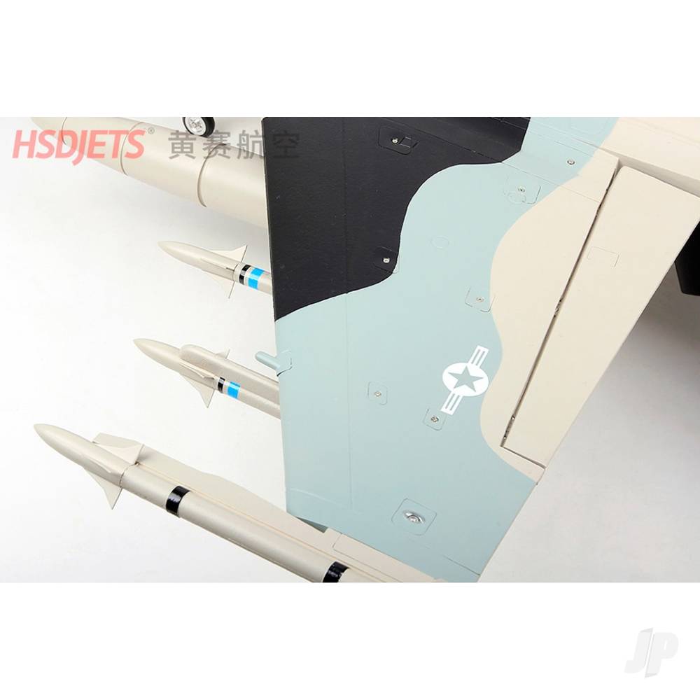 F-16 6kg Turbine Foam Jet, Alaska Snow Camo (PNP, no turbine)-6