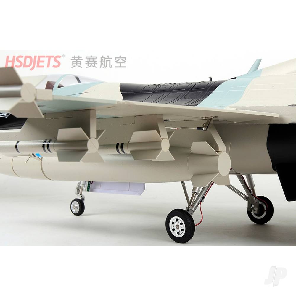 F-16 6kg Turbine Foam Jet, Alaska Snow Camo (PNP, no turbine)-7