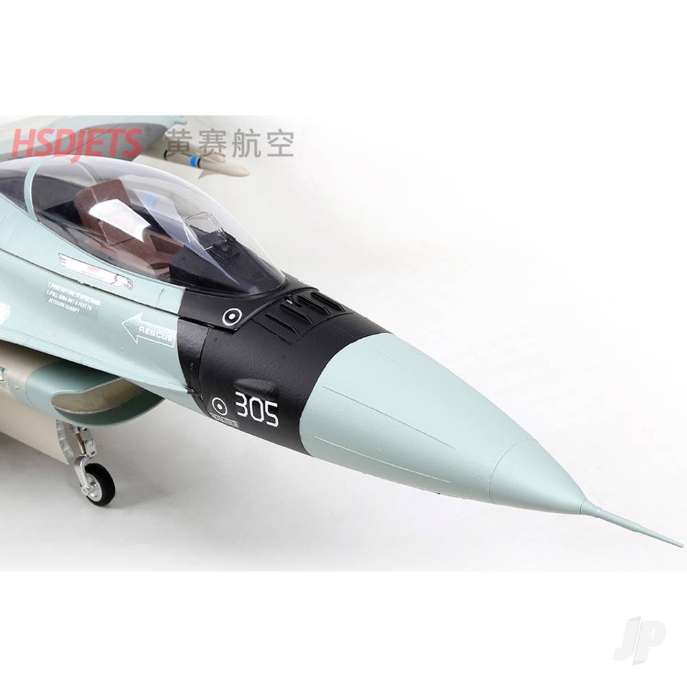 F-16 6kg Turbine Foam Jet, Alaska Snow Camo (PNP, no turbine)-10