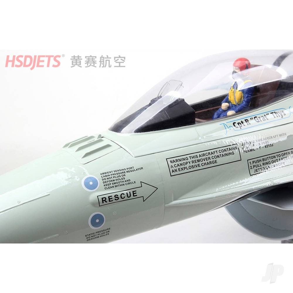 F-16 6kg Turbine Foam Jet, Belgium (PNP, no turbine)-8