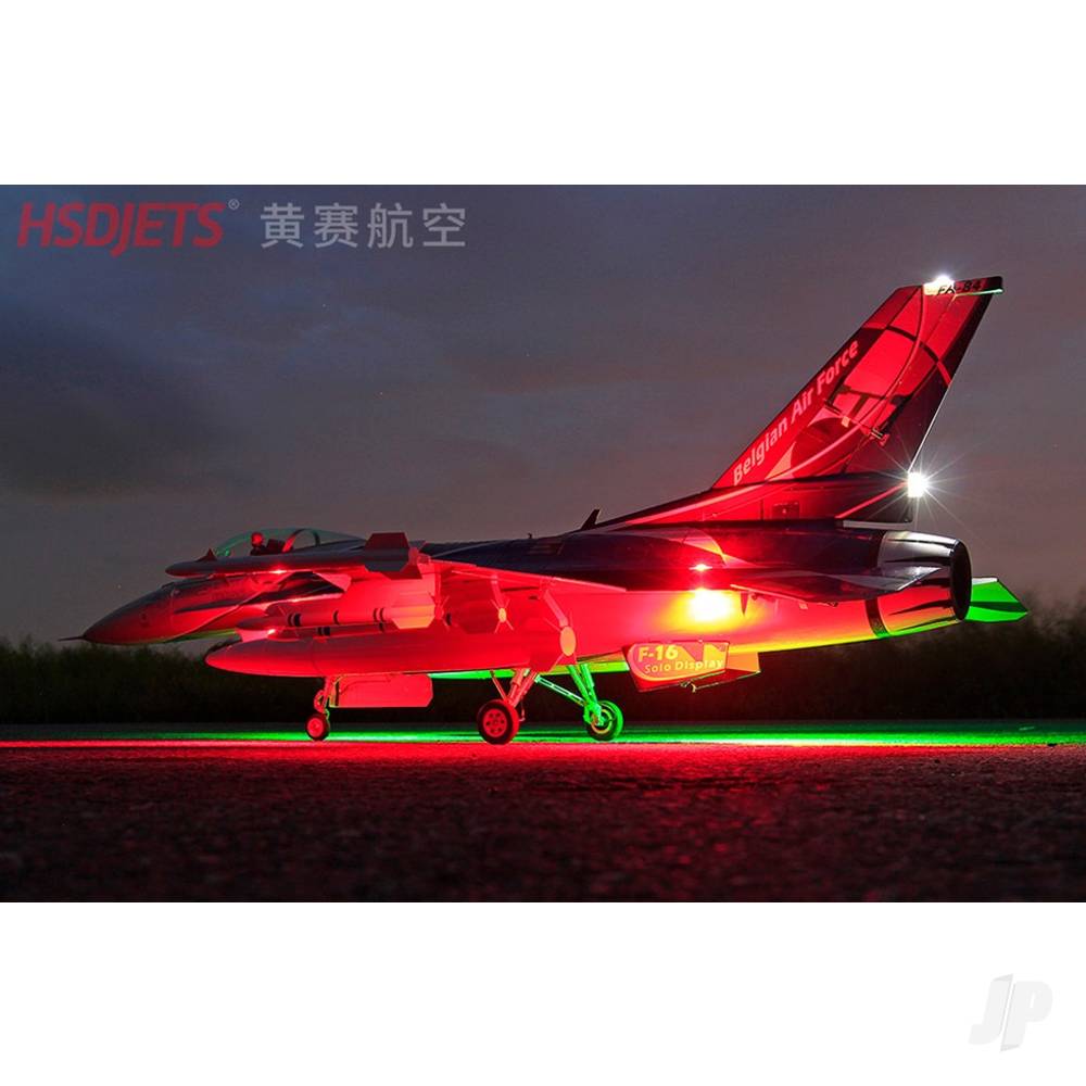 F-16 6kg Turbine Foam Jet, Belgium (PNP, no turbine)-26