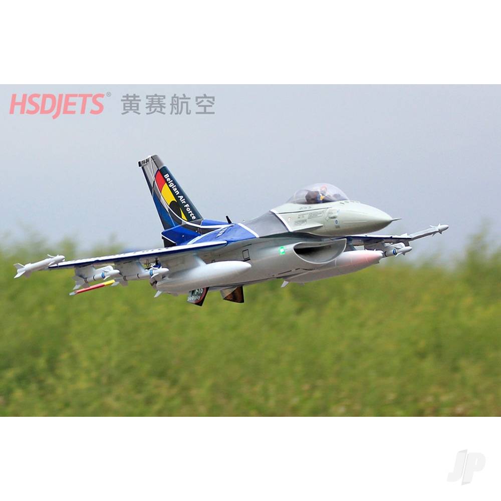 F-16 6kg Turbine Foam Jet, Belgium (PNP, no turbine)-31