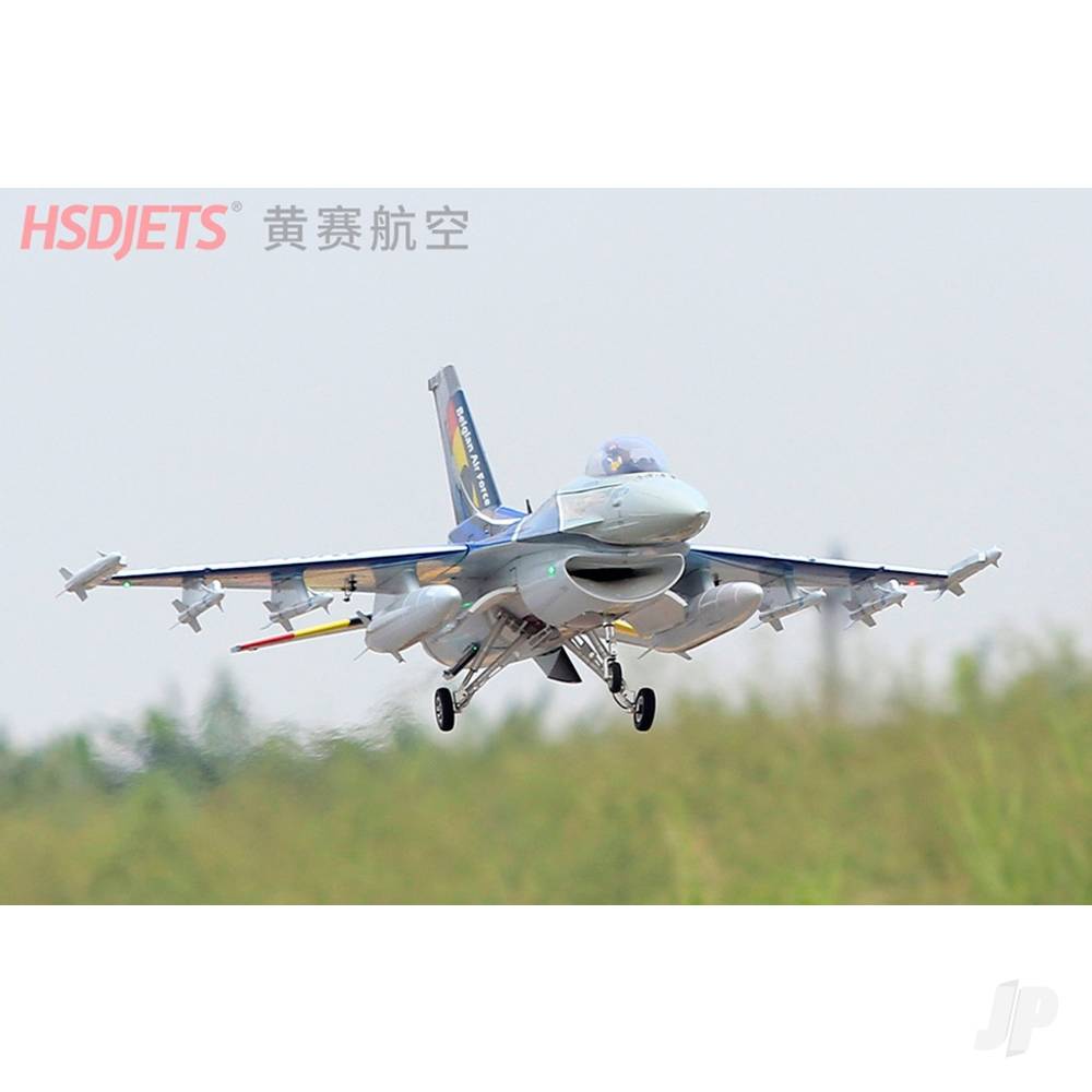 F-16 6kg Turbine Foam Jet, Belgium (PNP, no turbine)-34