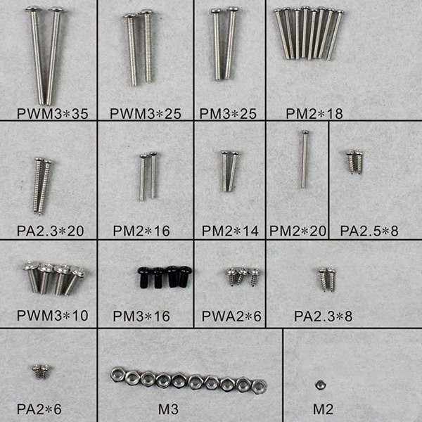 Dynam C188 Screw Set