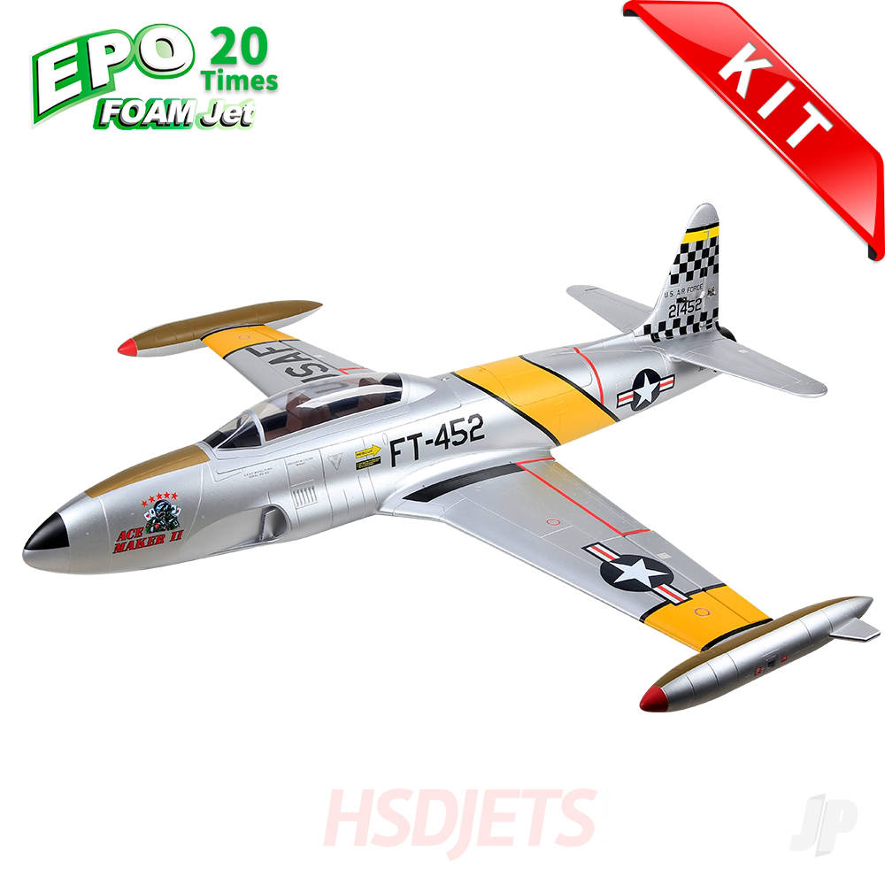 T-33 8kg Turbine Foam Jet, Yellow Ribbon (Kit)