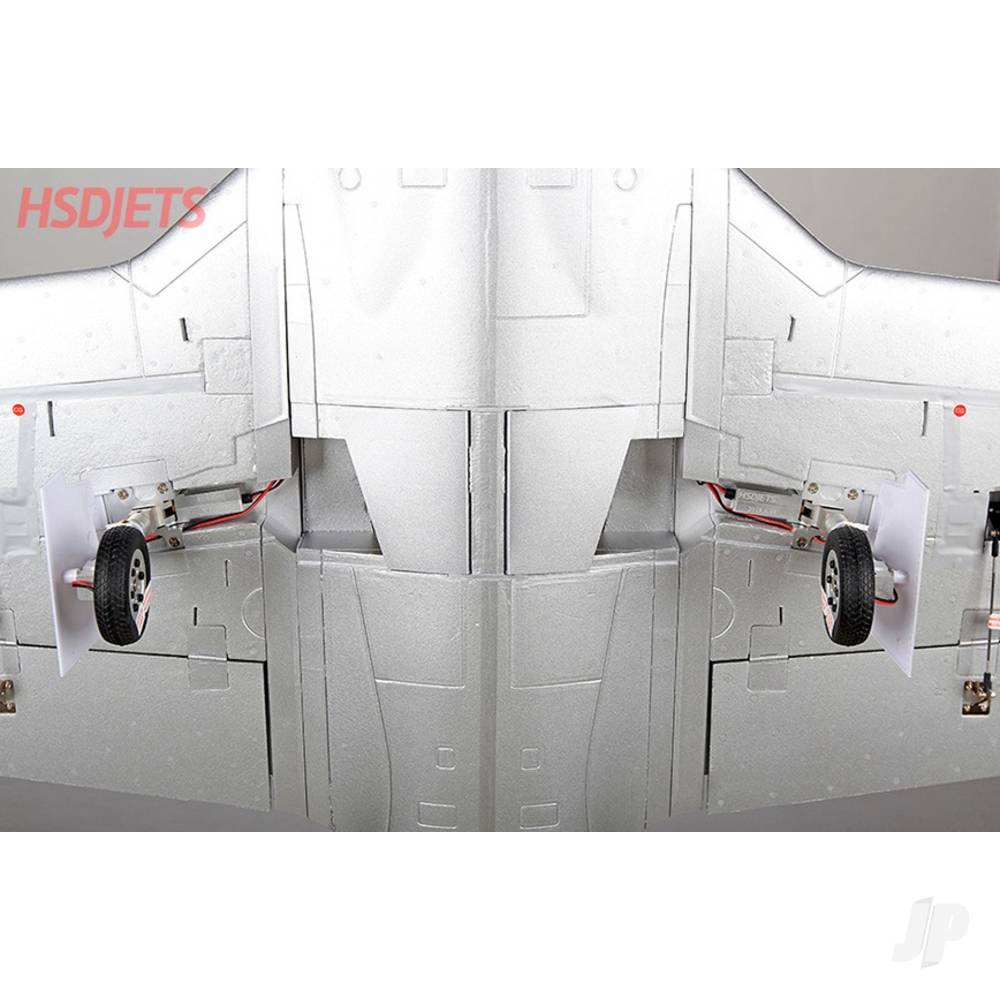 T-33 8kg Turbine Foam Jet, Yellow Ribbon (PNP, no turbine) XT60-9