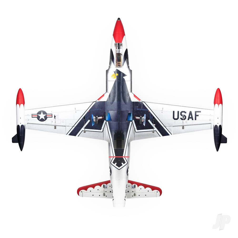 T-33 8kg Turbine Foam Jet, Thunderbirds (PNP, no turbine) XT60-4