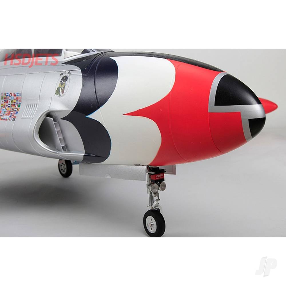 T-33 8kg Turbine Foam Jet, Thunderbirds (PNP, no turbine) XT60-7