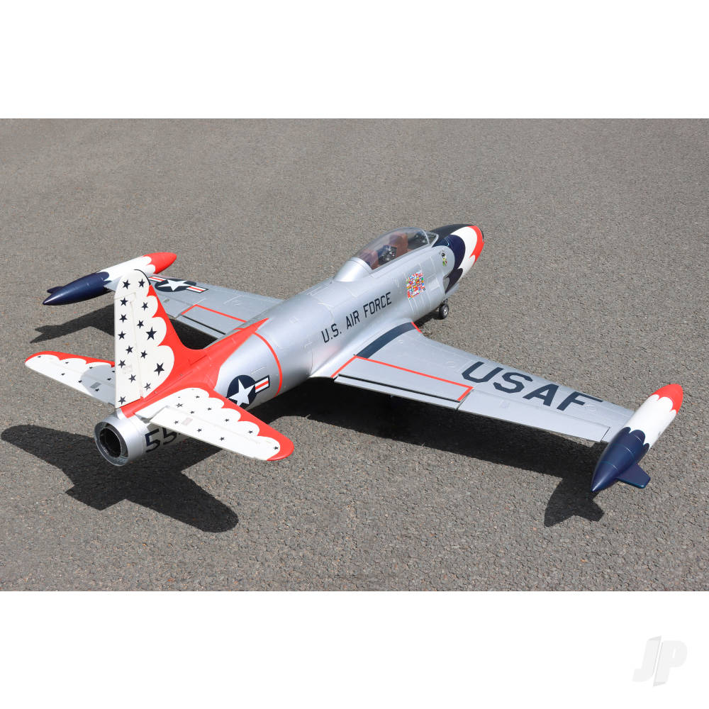 T-33 8kg Turbine Foam Jet, Thunderbirds (PNP, no turbine) XT60-17