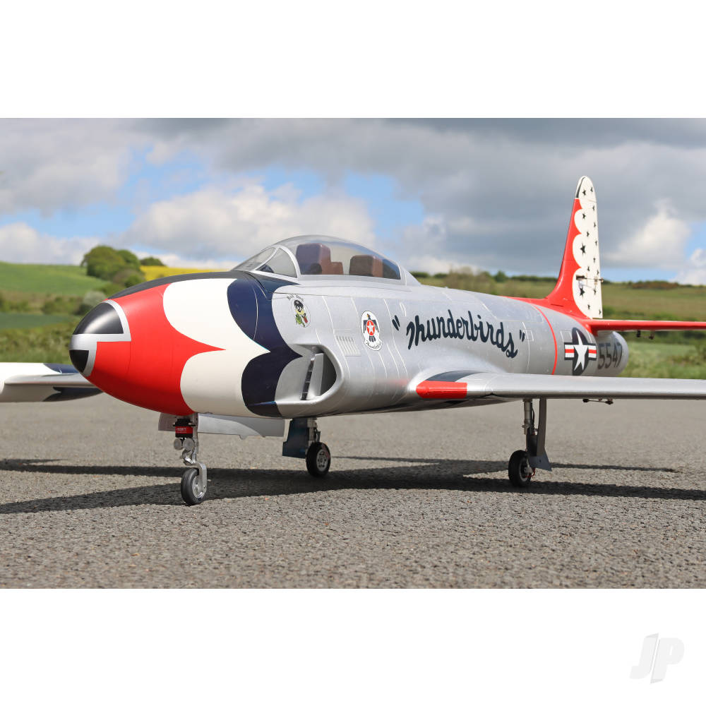 T-33 8kg Turbine Foam Jet, Thunderbirds (PNP, no turbine) XT60-18