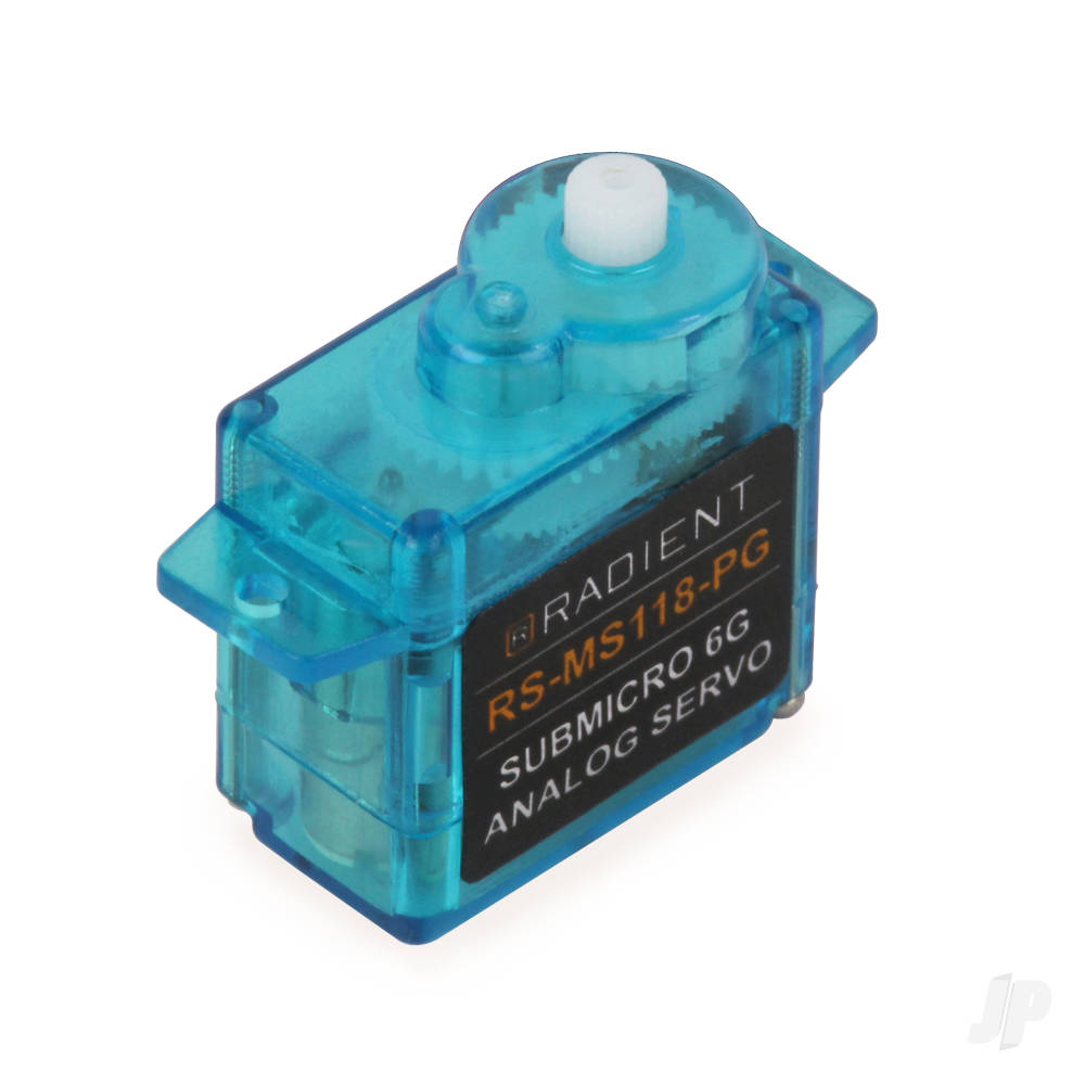 Radient RS-SM118-PG Sub-Micro 6g Analog Servo 1.2kg 0.10s 4.8 - 6.0V
