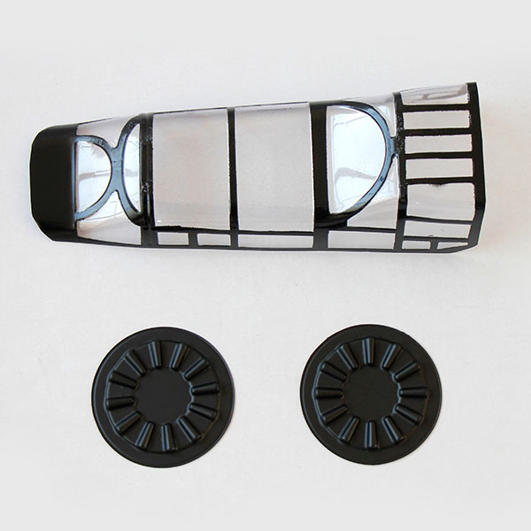 Dynam P61 Black Widow Canopy And Engine Cover