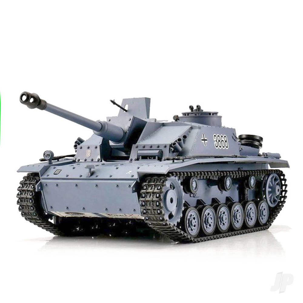 Henglong 1:16 German Stug III (2.4GHz + Shooter + Smoke + Sound)