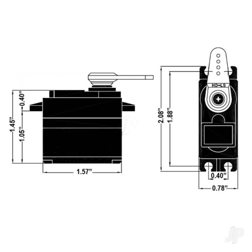 Hitec HS-5585MH Standard Digital Coreless Servo 60g 17kg/0.14s 6.0V - 7.4V-8