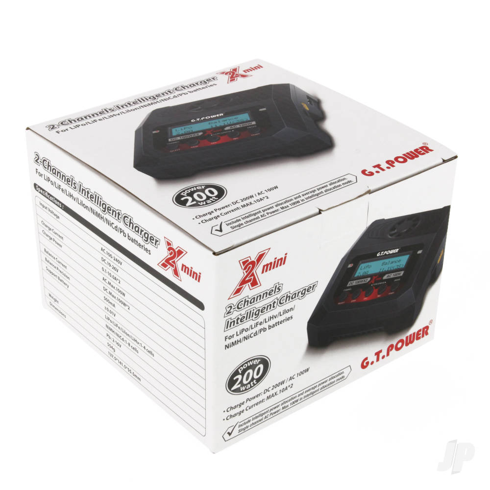 GT Power X2 Mini Charger 100W AC / 100W x2 DC (UK)-7