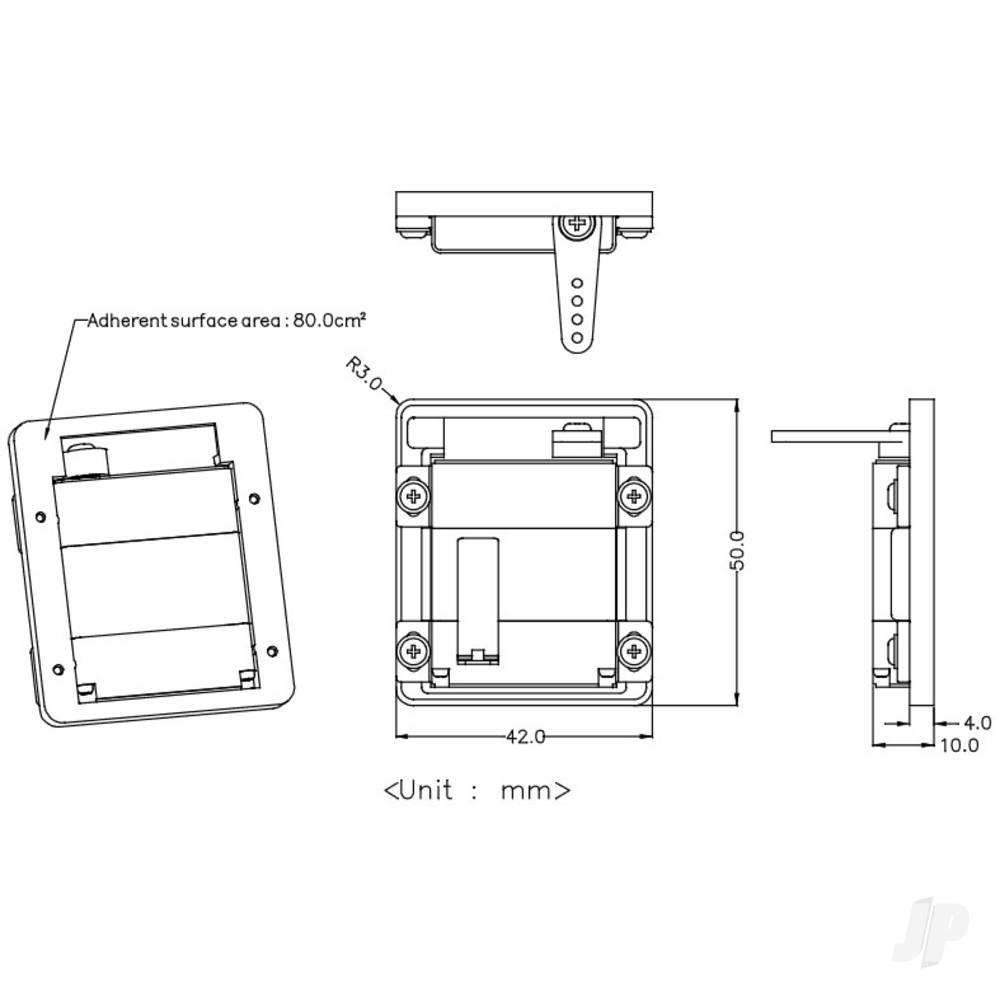 Hitec D145SW Slim Wing Digital Cored Servo 24g 6kg/0.14s 4.8V - 7.4V-6