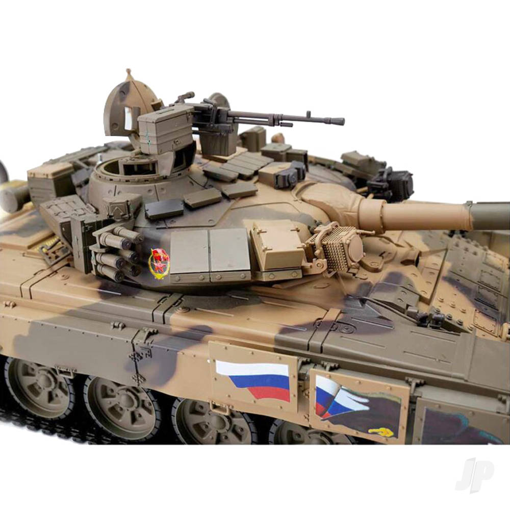 1:16 Russian T-90 with Infrared Battle System (2.4GHz + Shooter + Smoke + Sound)-4