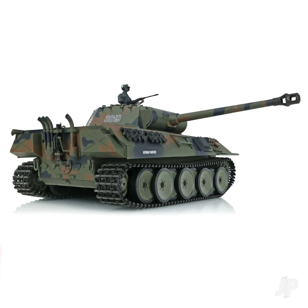1:16 German Panther with Infrared Battle System (2.4GHz + Shooter + Smoke + Sound)