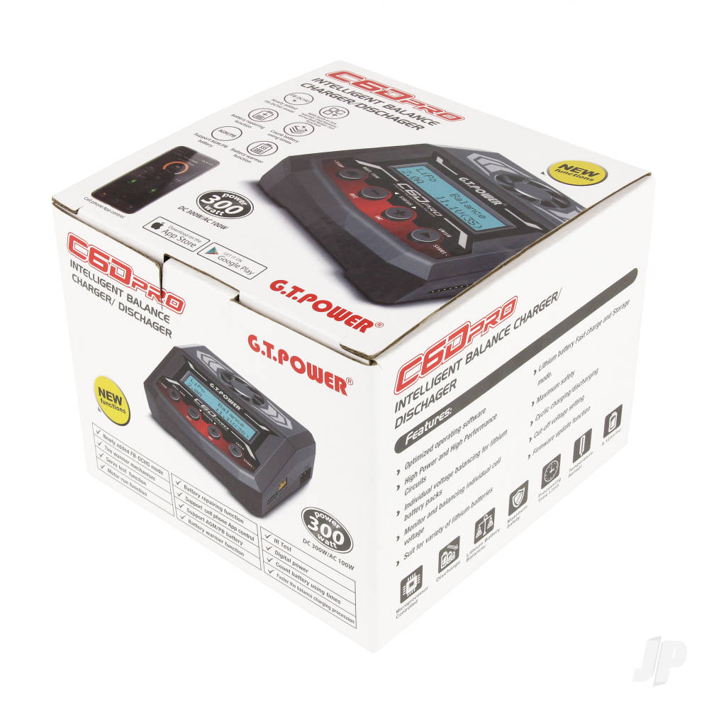 GT Power C6D Pro 100W AC/DC 12A Inteligent Charger (UK)-4