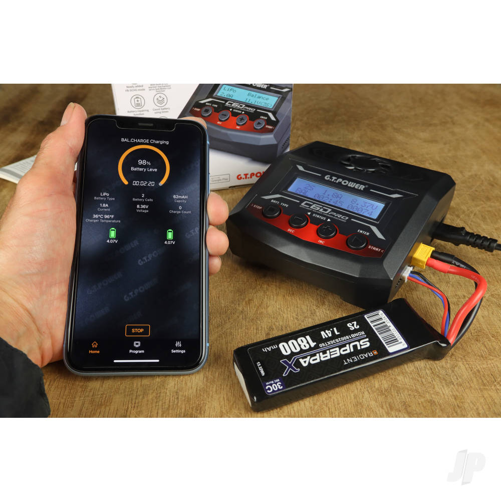 GT Power C6D Pro 100W AC/DC 12A Inteligent Charger (UK)-8