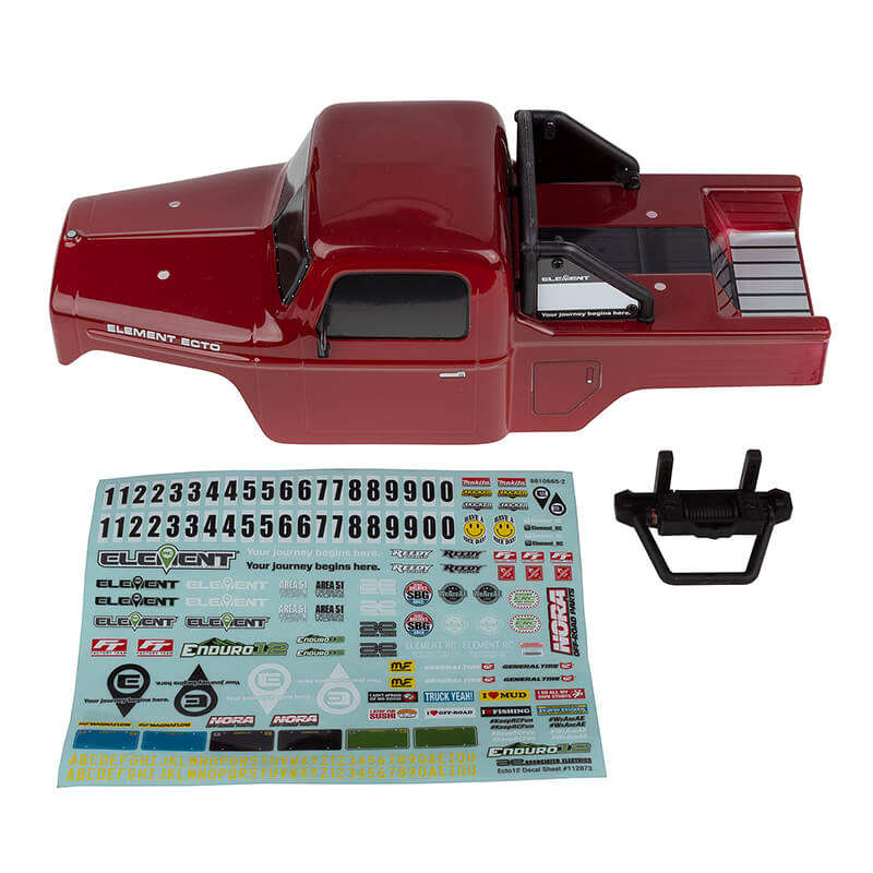 Element Rc Enduro 12 Ecto Body Set Red