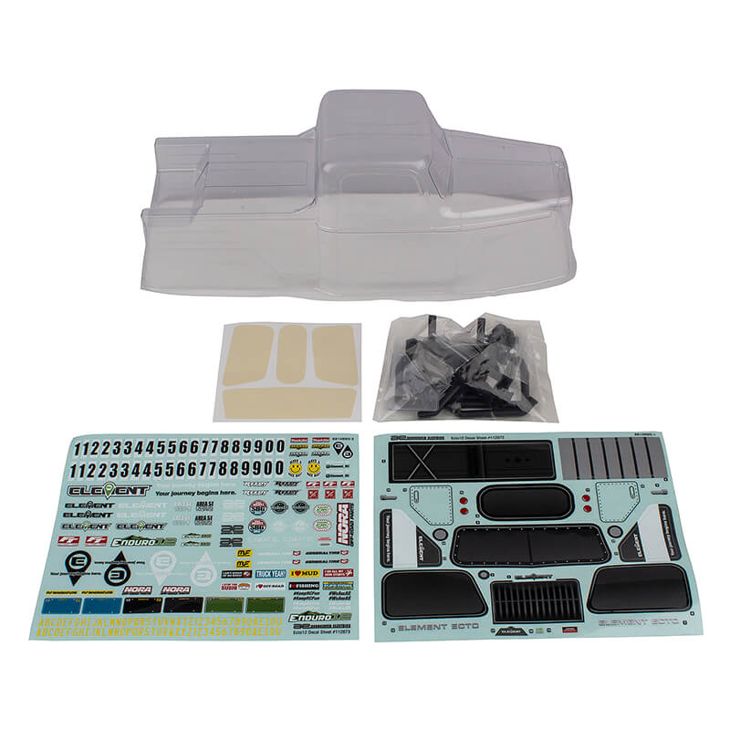 Element Rc Enduro 12 Ecto Body Set Clear