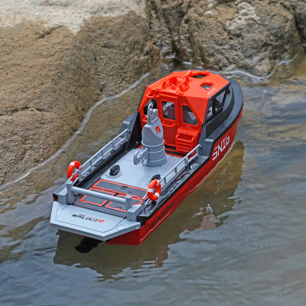 Henglong Search & Rescue Boat, RTR, Turbojet, Red / Black (320mm)-3