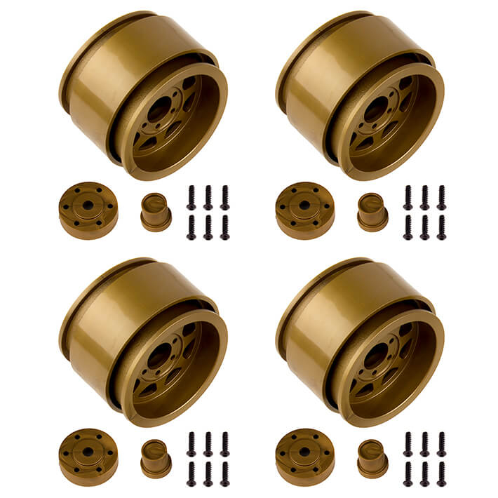 Element Rc Enduro Method 701 T Rail Series Wheels, 1.9 In Bronze (4 Pcs)