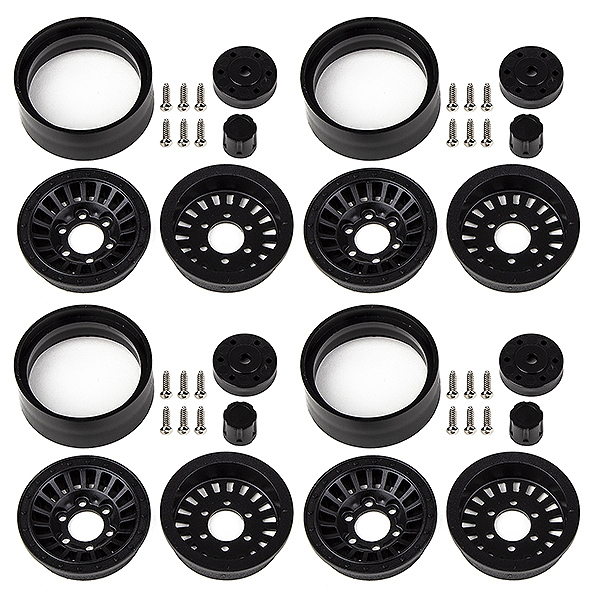 Element Rc Enduro Urbine Wheels 1.55in Black