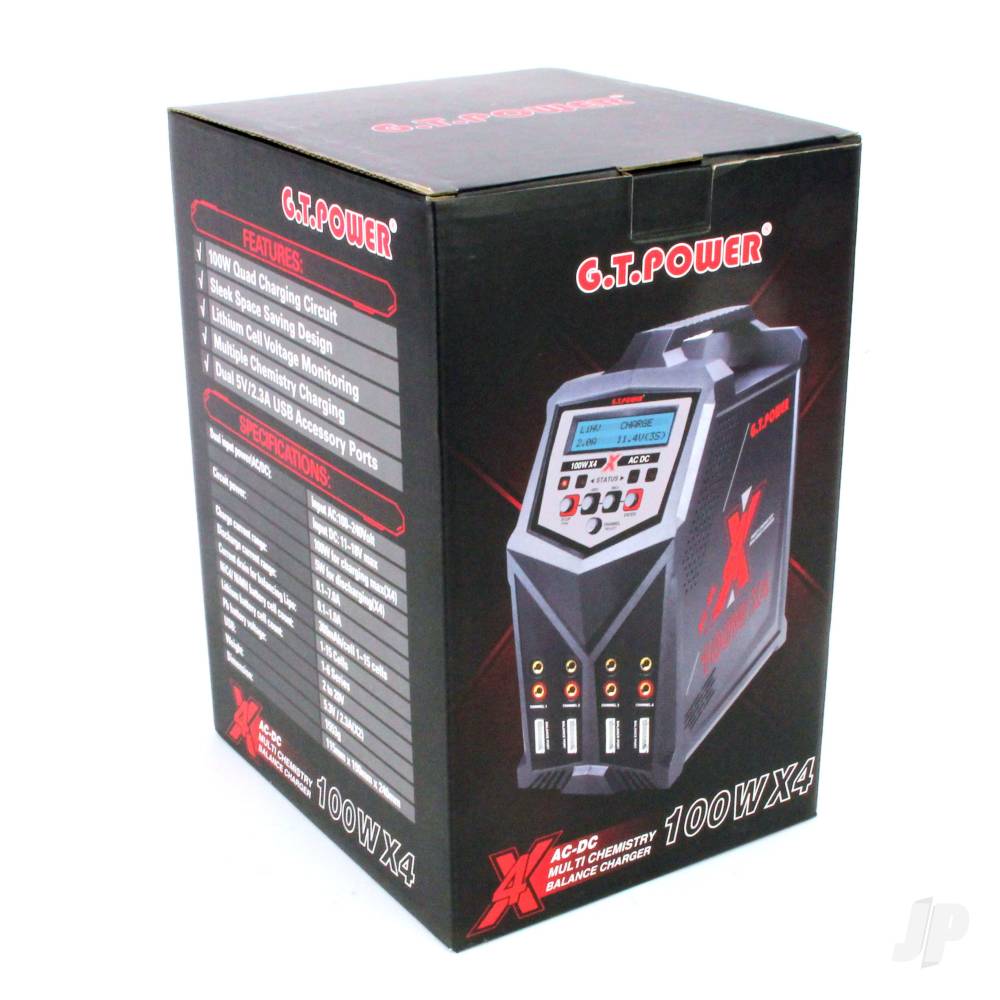 GT Power X4 Charger 4x100W Charger (UK)-9