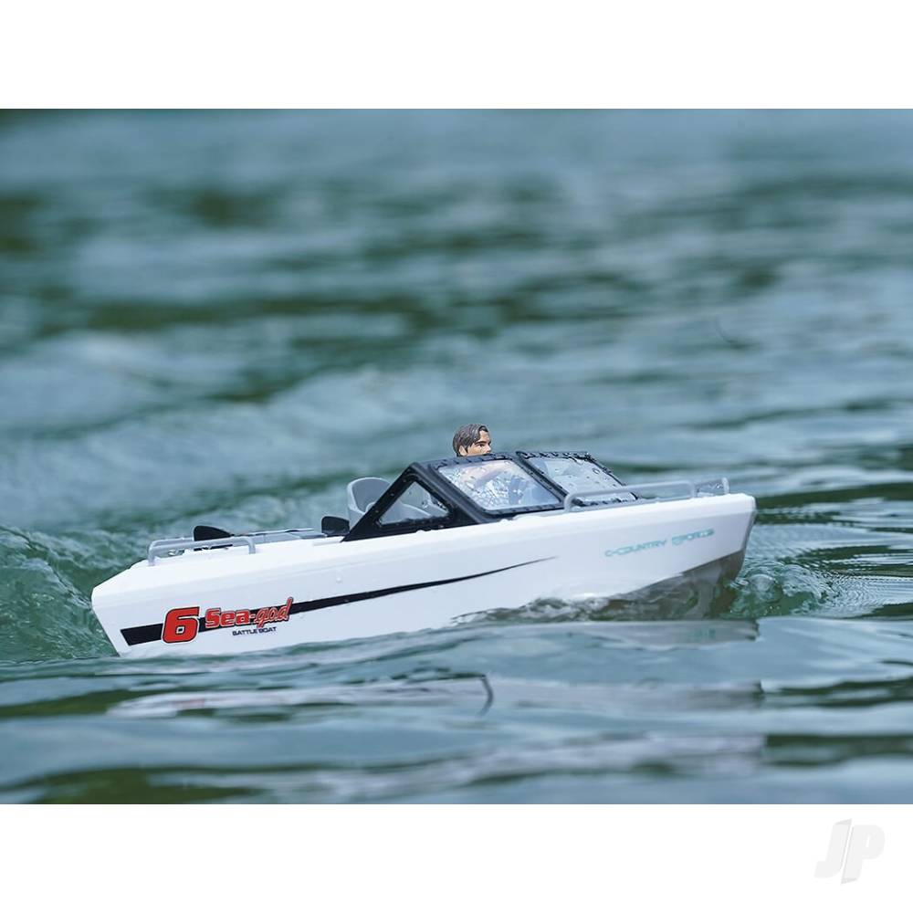Henglong Sea-god 6 Karting Boat, RTR, Turbojet, White (245mm)-5