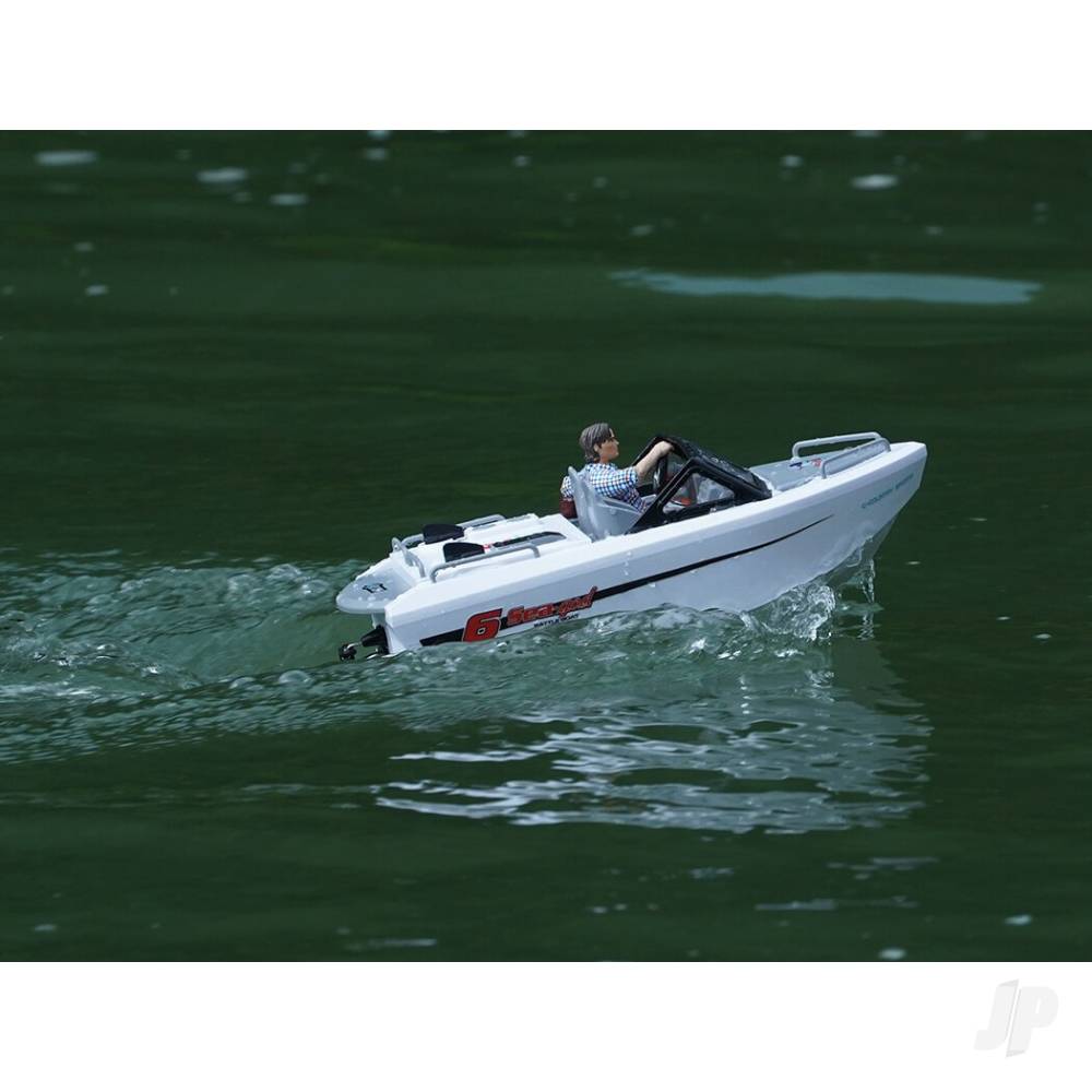 Henglong Sea-god 6 Karting Boat, RTR, Turbojet, White (245mm)-6