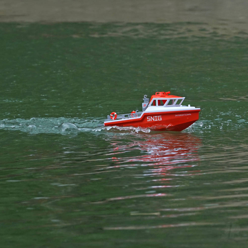 Henglong Search & Rescue Boat, RTR, Turbojet, Orange / White (320mm)-2