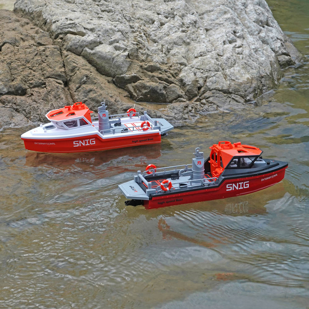 Henglong Search & Rescue Boat, RTR, Turbojet, Orange / White (320mm)-4