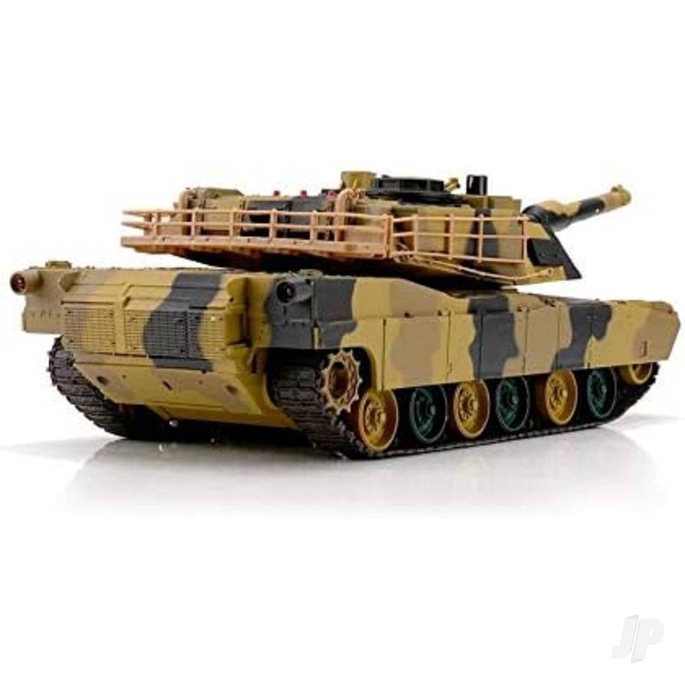 1:24 M1A2 with Infrared Battle System (2.4Ghz + Shooter + Sound)-2