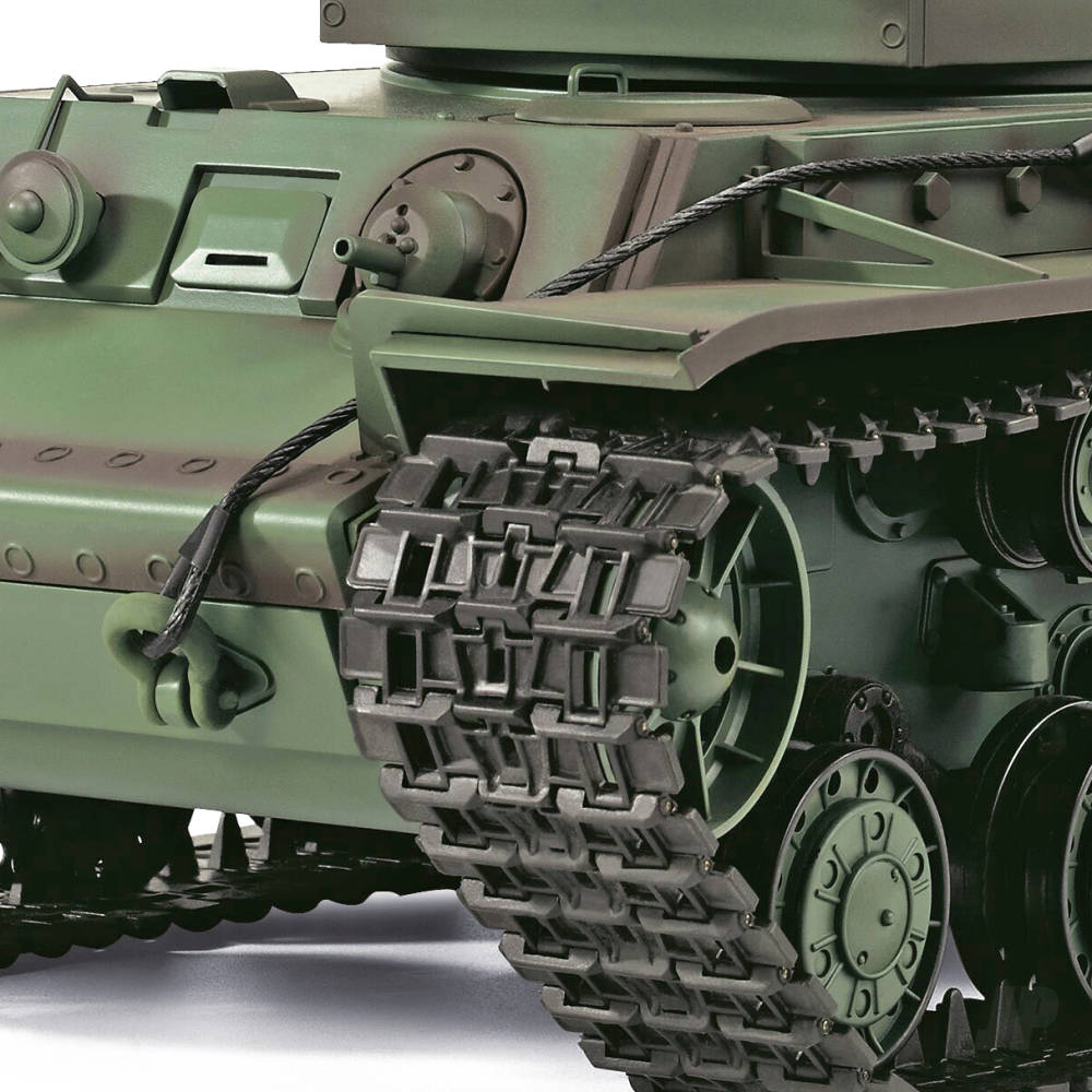 Henglong 1:16 Soviet KV-2 with Infrared Battle System (2.4GHz + Shooter + Smoke + Sound)-3