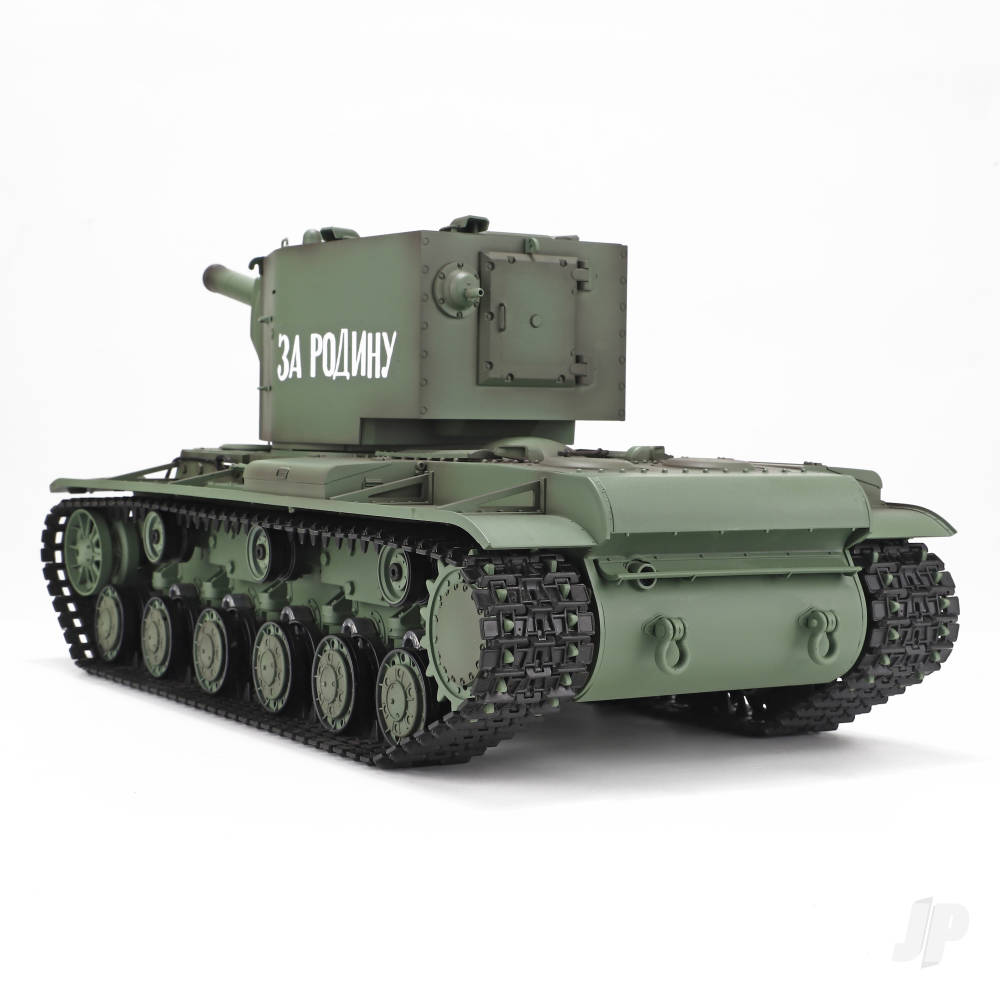 Henglong 1:16 Soviet KV-2 with Infrared Battle System (2.4GHz + Shooter + Smoke + Sound)-4