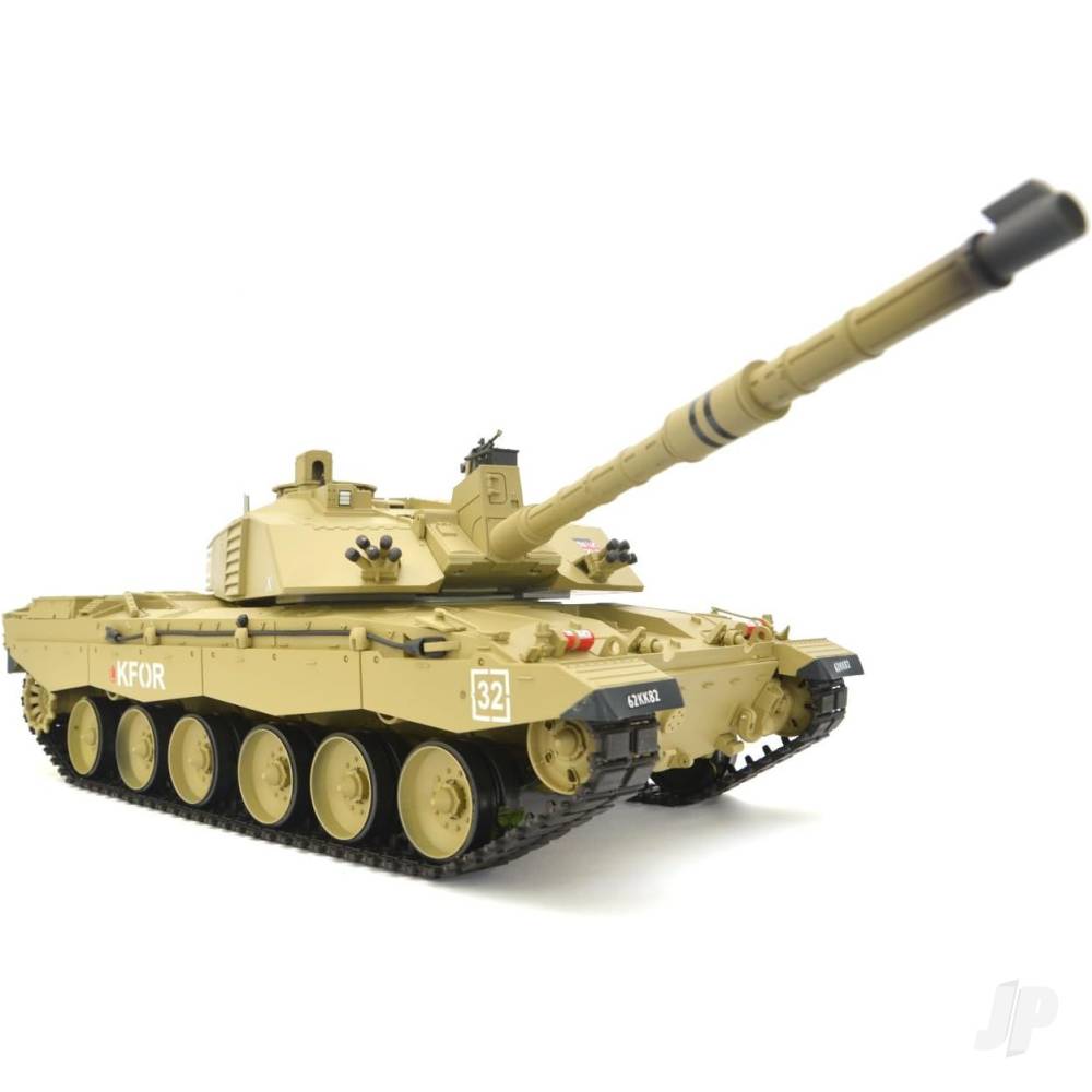 1:16 US British Challenger 2 with Infrared Battle System (2.4GHz + Shooter + Smoke + Sound)-2