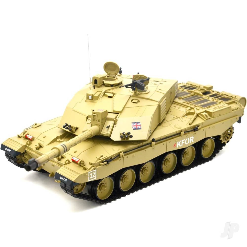 1:16 US British Challenger 2 with Infrared Battle System (2.4GHz + Shooter + Smoke + Sound)-3