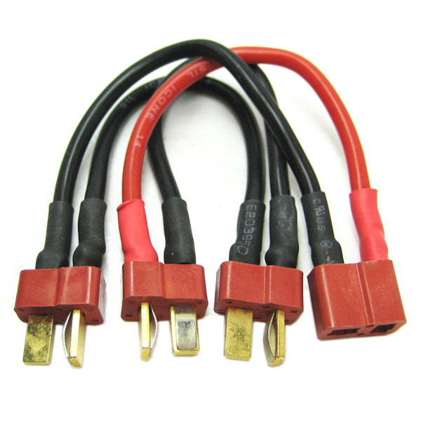 Etronix Deans 3s Battery Harness For 3 Packs In Series