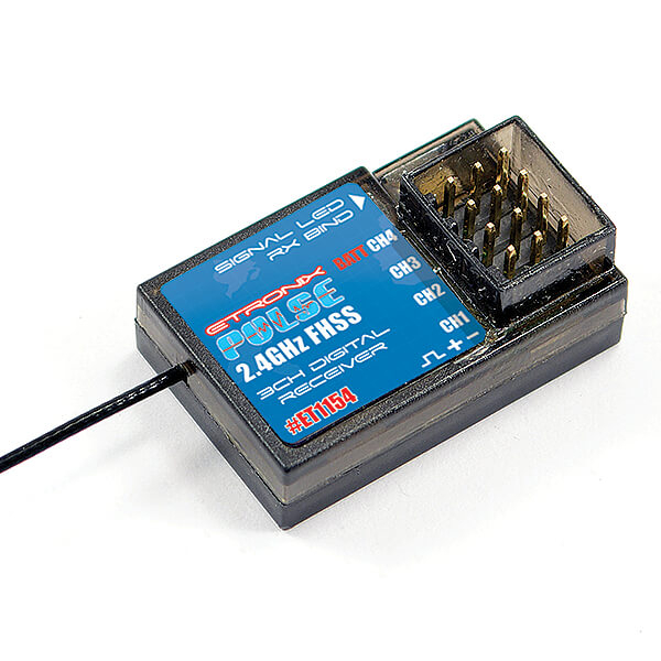 Etronix Pulse Fhss Receiver 2.4ghz For Et1107