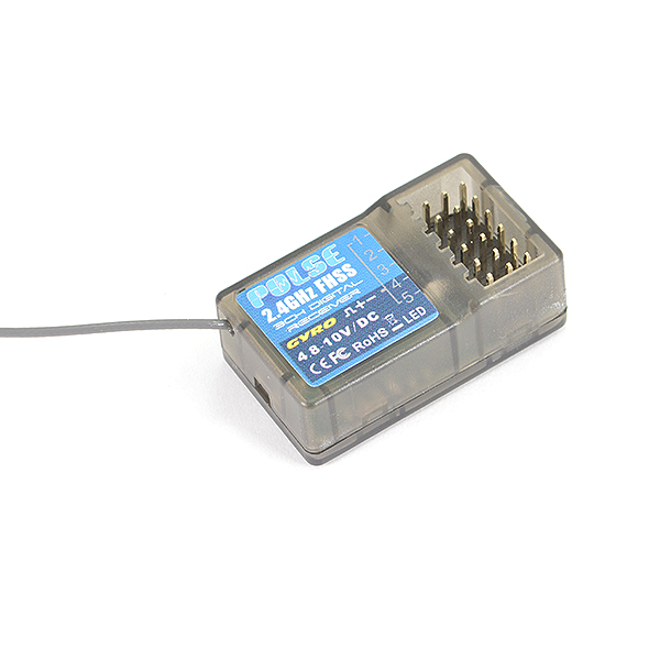 Etronix Pulse Fhss Receiver W/gyro 2.4ghz For Et1132