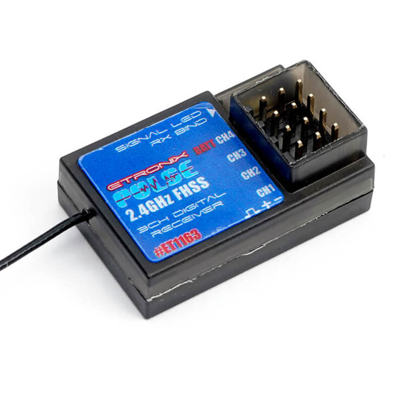 Etronix Pulse Fhss Receiver 2.4ghz For Et1117 Ex4gpro