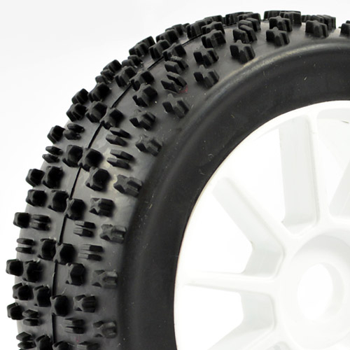 Fastrax 1/8 Premounted Buggy Tyres 'maths /10 Spoke
