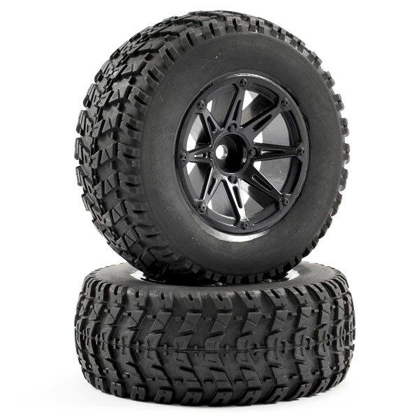 Fastrax 1:10 Sc Wave Mounted 8-spoke Wheels (12mm)